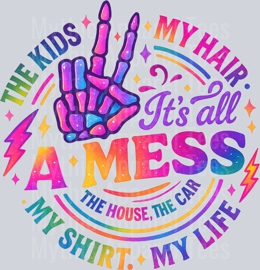 its all a mess 2 lighter