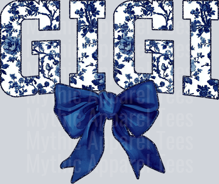 Navy Toile Gigi