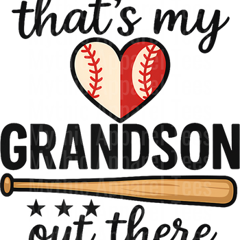 Grandma Grandpa Grandparents Baseball DTF Transfer