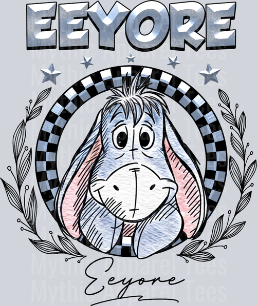 Eeyore Disney Classic Portrait with Signature Disney Winnie the Pooh