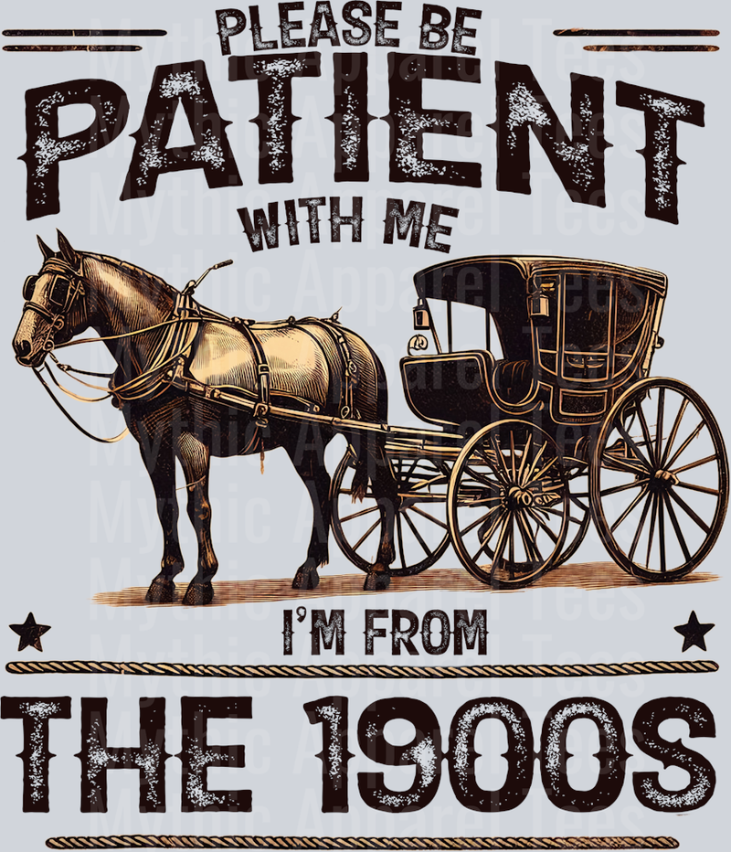 Please be patient im from the 1900s 1 DTF Western Transfers
