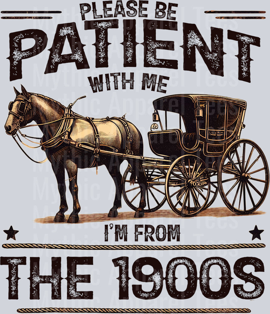 Please be patient im from the 1900s 1 DTF Western Transfers