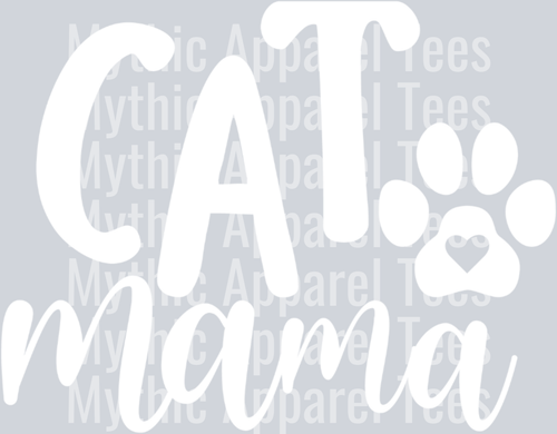 Cat Mama – DTF Heat Transfer – Funny Cat Design