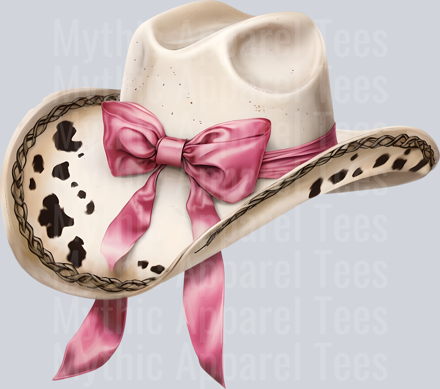 Cow print cowgirl hat Cowgirl Western Southern Girl Pink