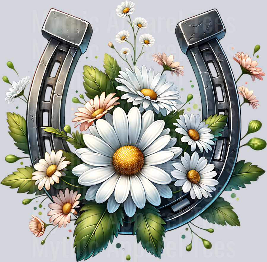 HORSESHOE DAISY CLIPART