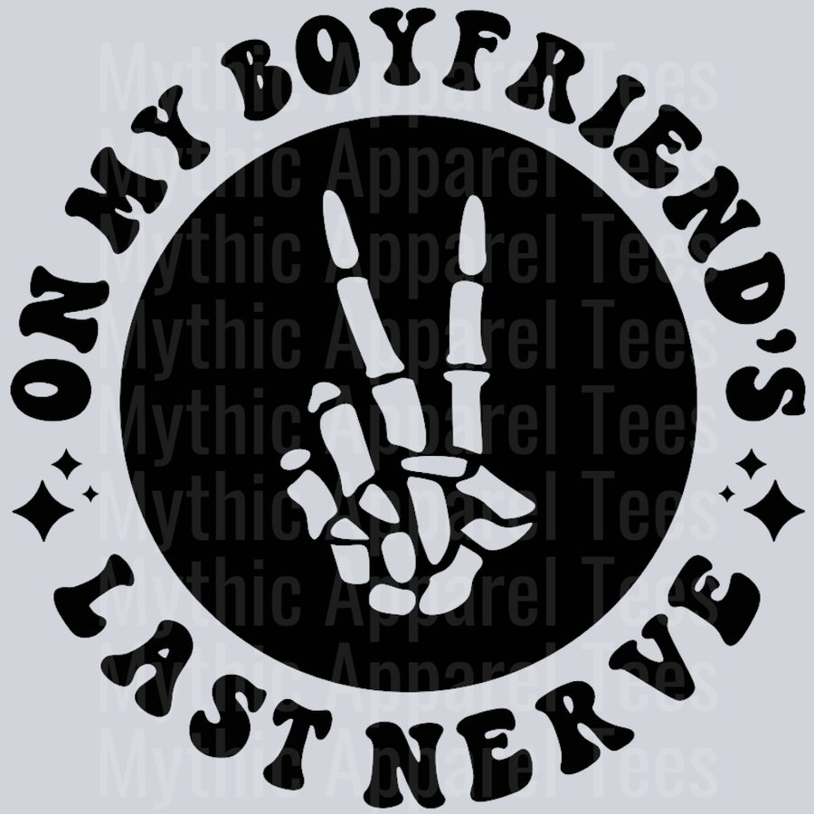 On My Boyfriends Last Nerve Pocket Design