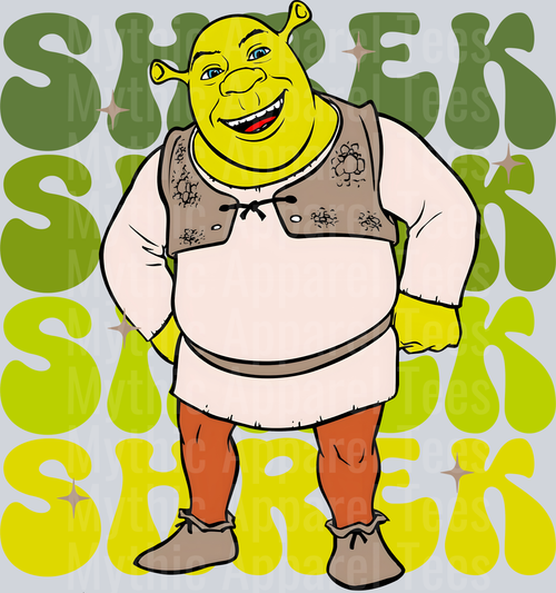 Shrek DTF Disney Transfers