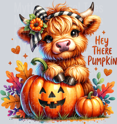 DTF Fall Highland Cows Transfers