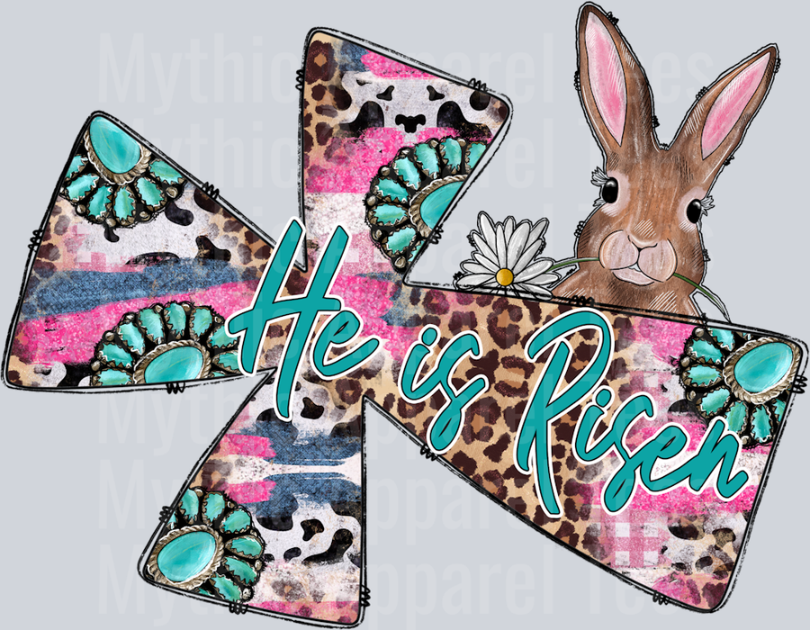 He is risen Religious Western Easter