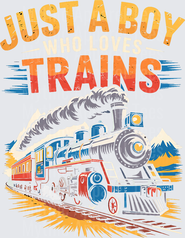 Trains Just A Boy Who Loves Trains Vintage Steam Locomotive