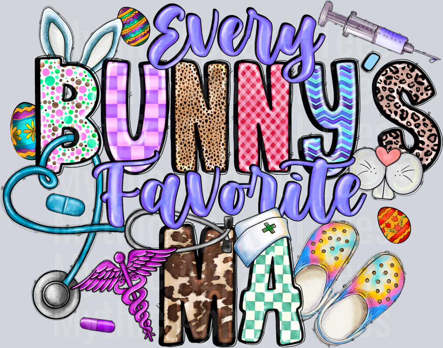 Every Bunny's Favorite MA Nurse Easter