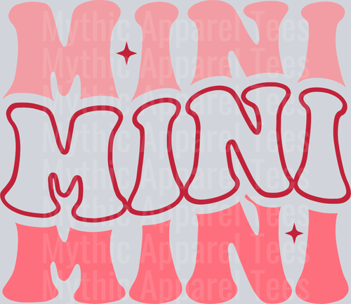 Mini RETRO WAVE DTF Valentines Day Transfers