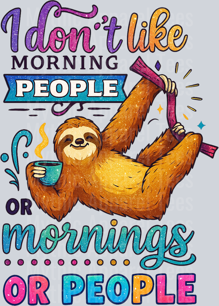 I dont like morning sloth 1