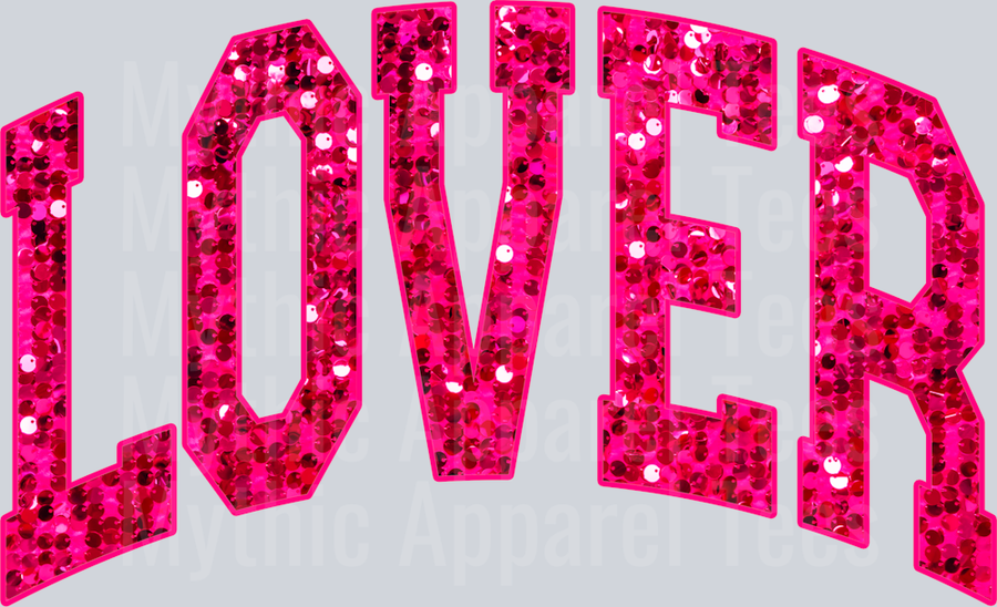 Sequin Lover Wavy Retro Funny Designs Valentines Day