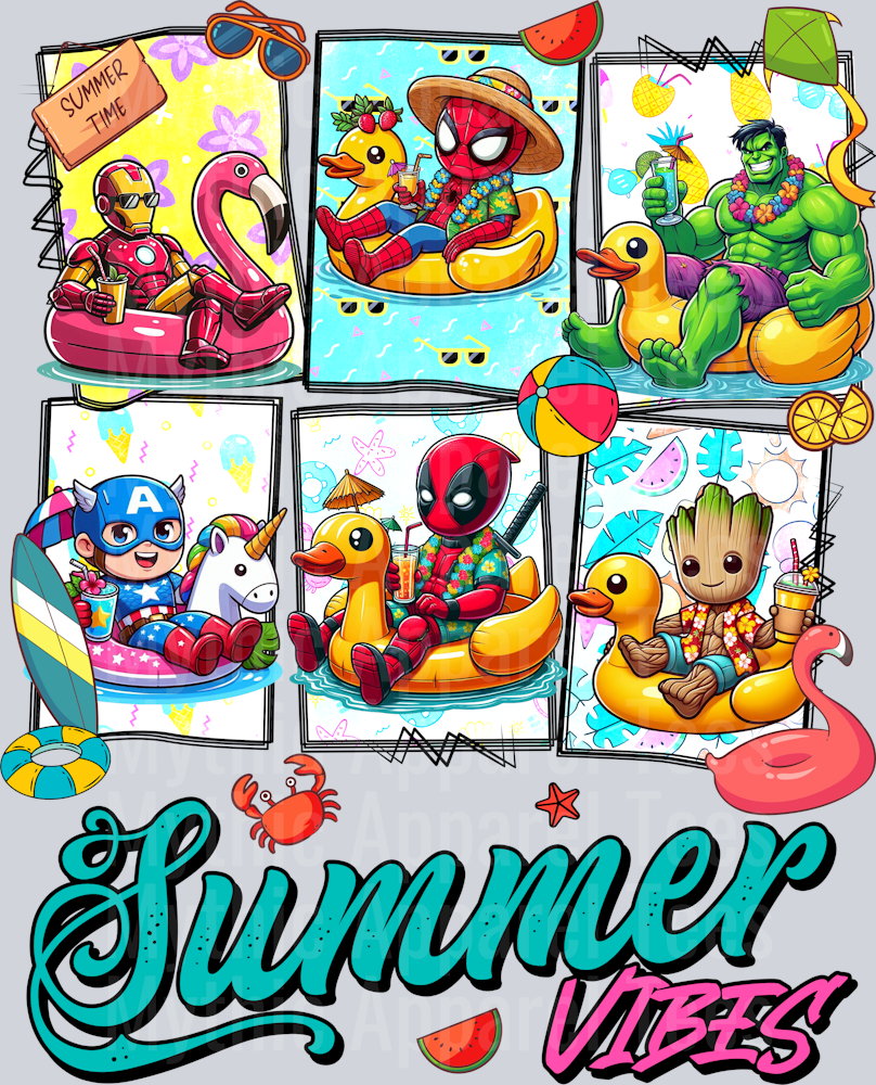 Super Hero Summer 1 Marvel Avengers Summer Vibes Disney Superhero