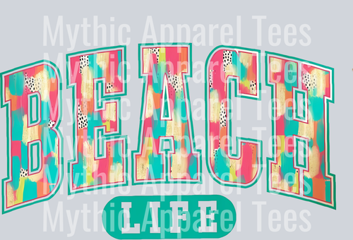 Brushstroke Beach Vibes Summer Transfer