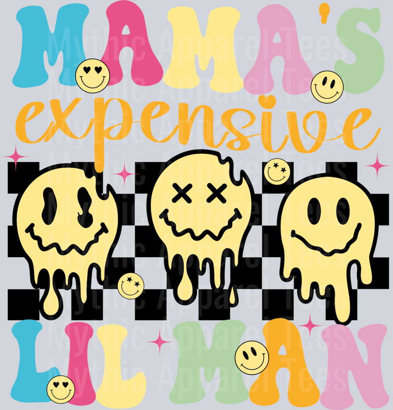 MAMAS EXPENSIVE LIL MAN DTF Infant - Youth Boy Transfers