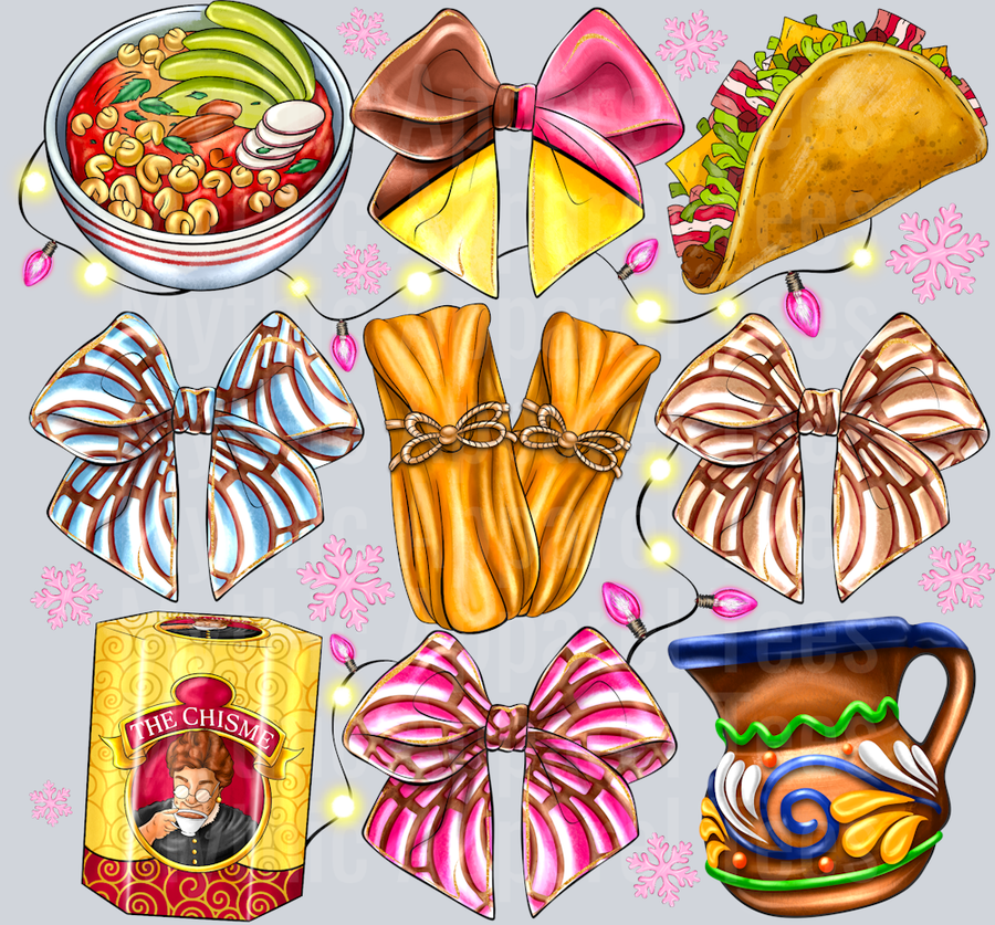 Christmas Fiesta Spread Mexican Cuisine