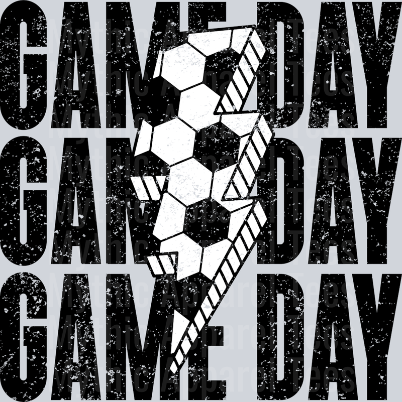 Soccer Game Day Stacked School Spirit & Sports
