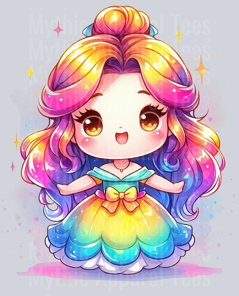 Belle 2 Disney Princess Colorful Pop Art Pop Culture Cosmic style