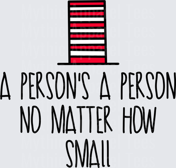 DR Seuss Cat in the Hat A Person's A Person No Matter How Small