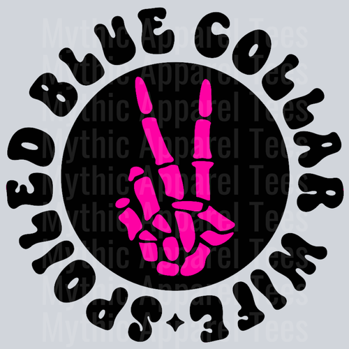 Color Spoiled Blue Collar Wife Pocket
