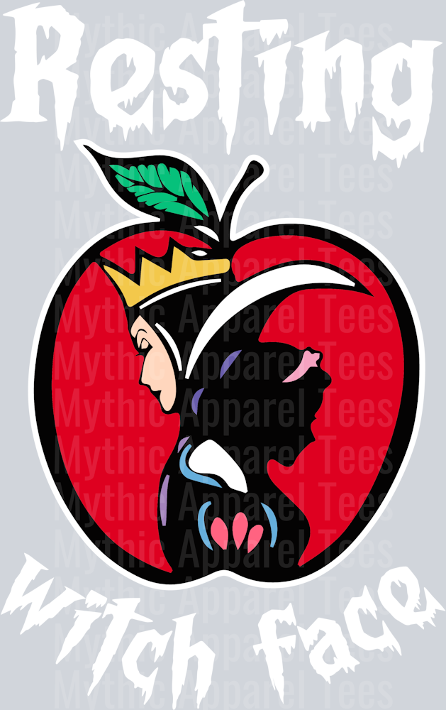 Resting witch face DTF Disney Villains Transfers