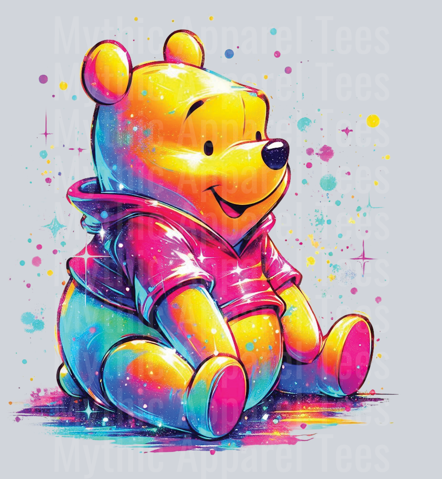 Winnie The Pooh 4 Disney Colorful Pop Art Pop Culture Cosmic style