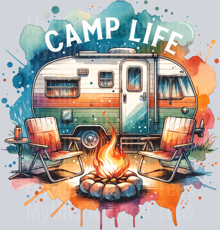 Camp Life 13 DTF Camping Transfers