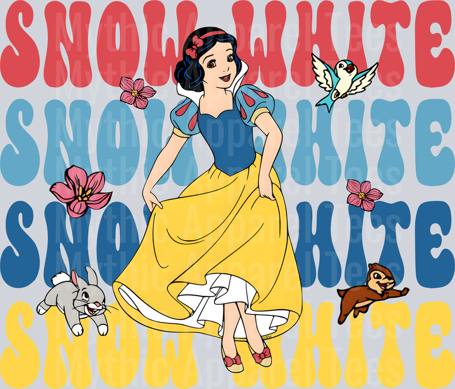 Snow White DTF Disney Transfers