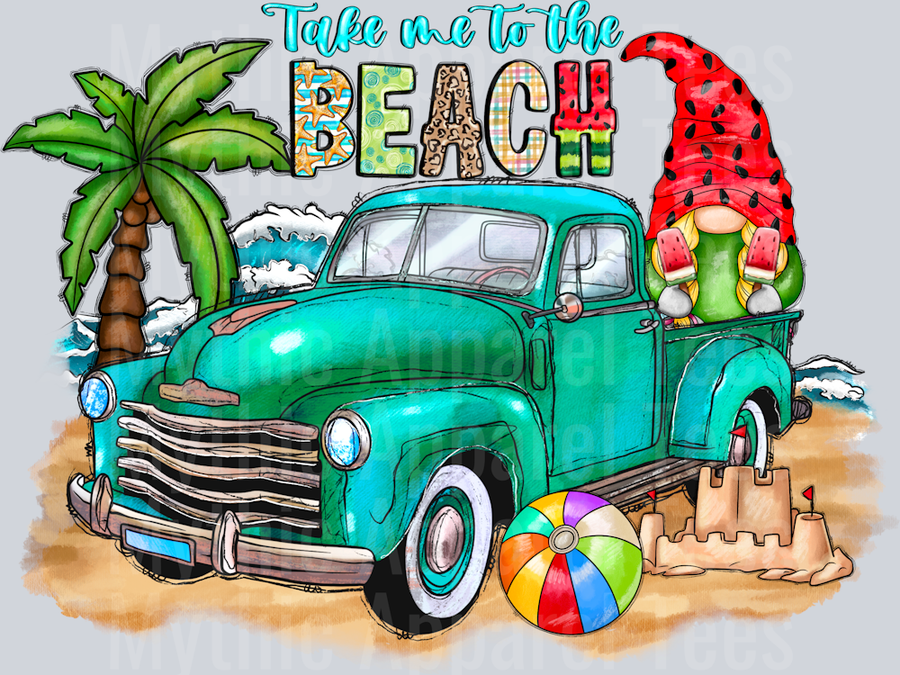 Take Me To The Beach DTF Summer Transfers