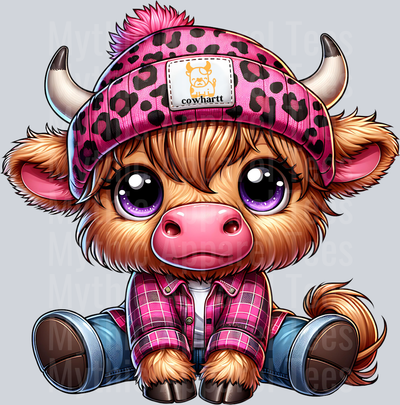 DTF CowHartt Highland Cow Transfers