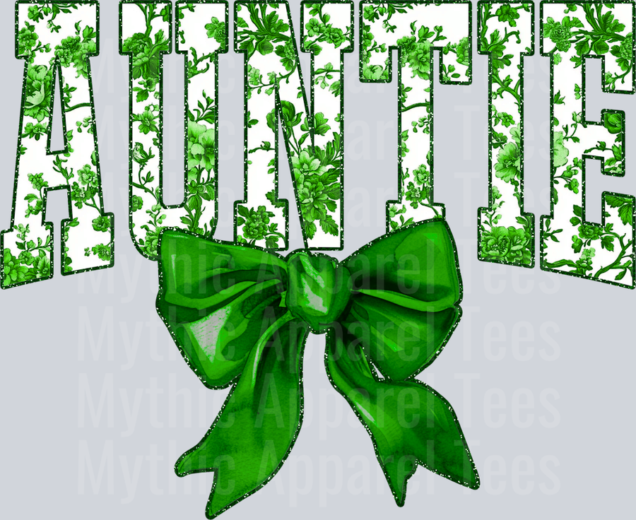Green Toile Auntie