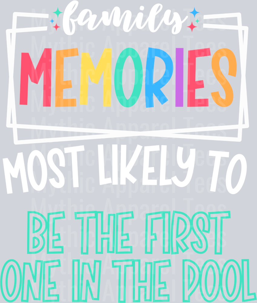 be the first one in the pool