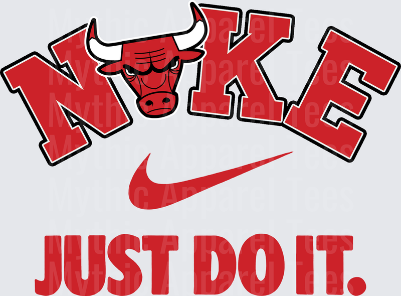 NIKE NBA Teams Chicago Bulls Swoosh Just Do It Mashup