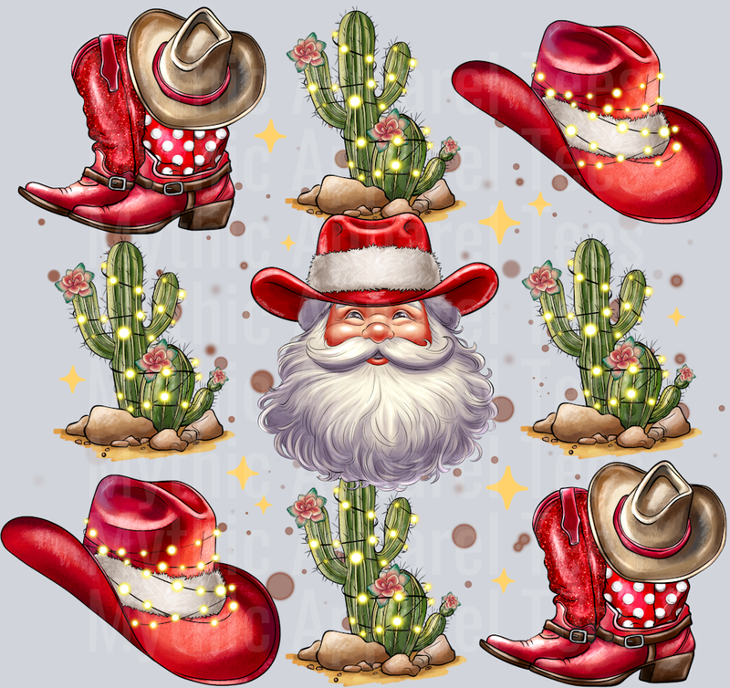 Coqueata Santa Cowboy Christmas