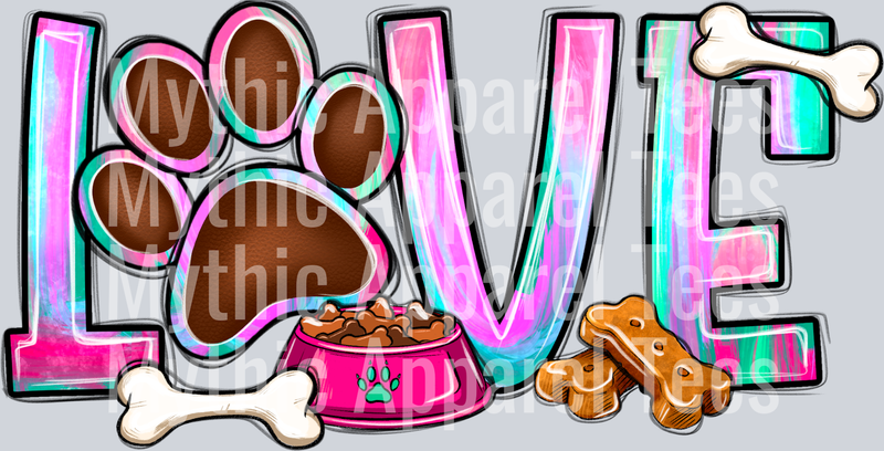 Love Dog Design - Paw and bone