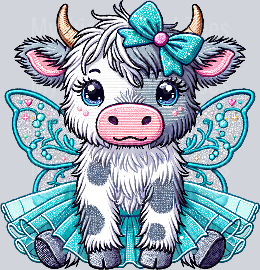 Spring HIghland Cow