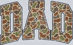 Dad Camo Military Style Print, DAD, Military Transfers, Father's Day, Camo Pattern, Digital Print, Inspirational Dad Designs, DTF Transfer