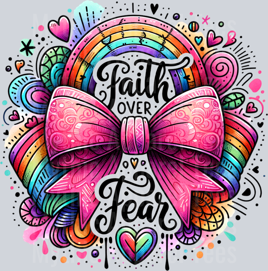 FAITH OVER FEAR PNG