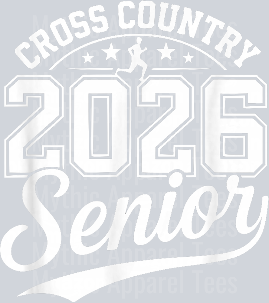 Senior 2026 Cross Country Team Mom XC High School Graduation T-Shirt