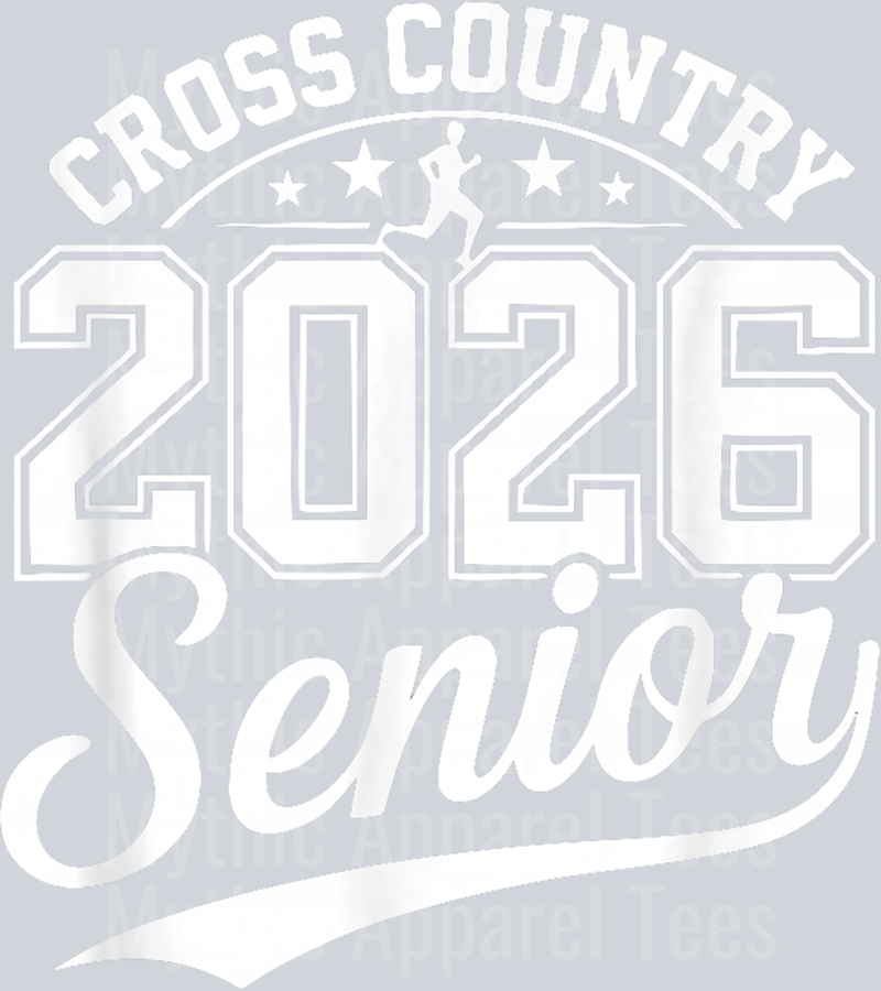 Senior 2026 Cross Country Team Mom XC High School Graduation T-Shirt