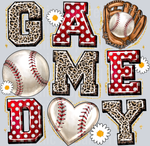 Game Day Baseball Transfers, Sports Theme, Baseball Season, Baseballs, Vintage Style, Team Spirit, Leopard Print, Athletic Designs, Sports Quotes, Heart Motif, DTF Transfer