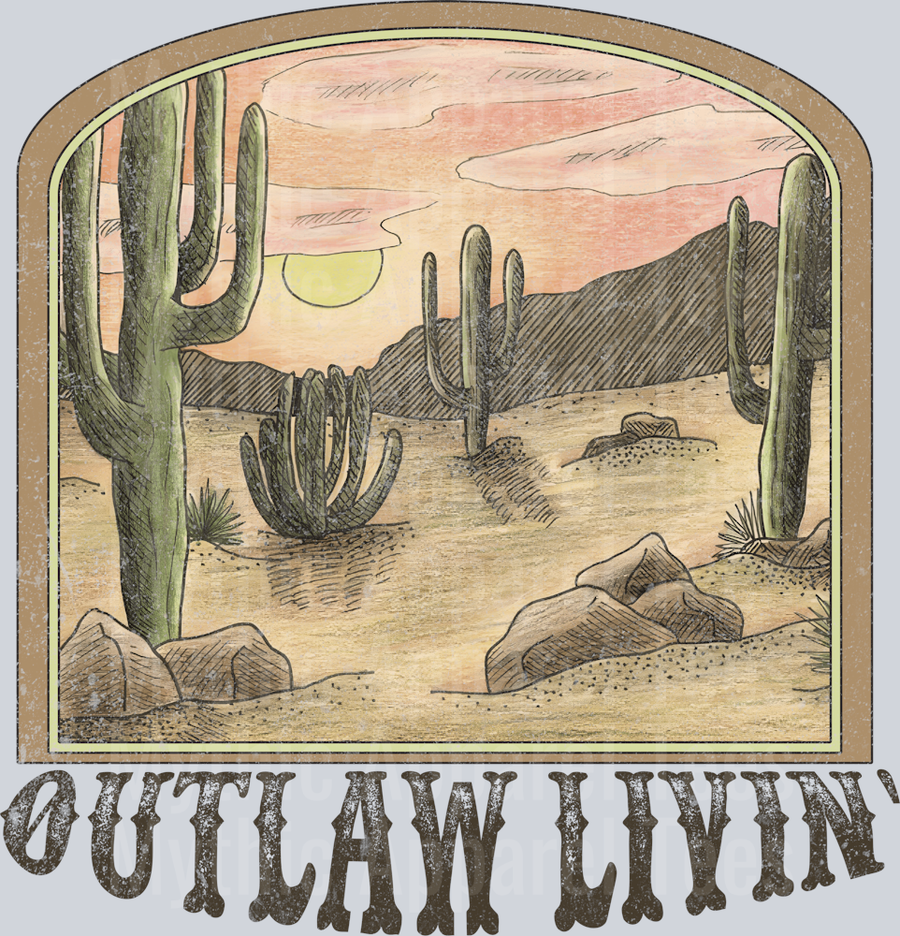 Outlaw Living Country Desert Western