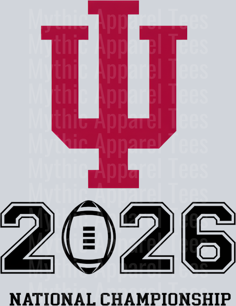 Mythic Apparel Tees Indiana Hoosiers Rose Bowl Champions 2026