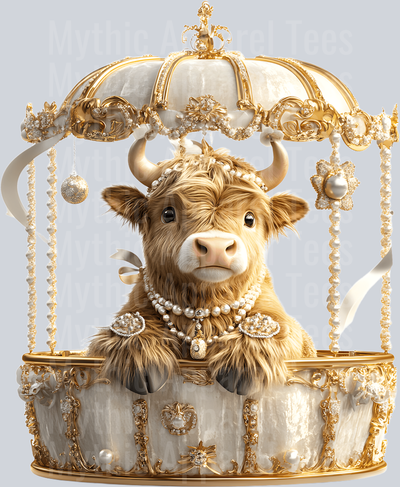 AZ801 Mardi Gras Highland Cow (8)