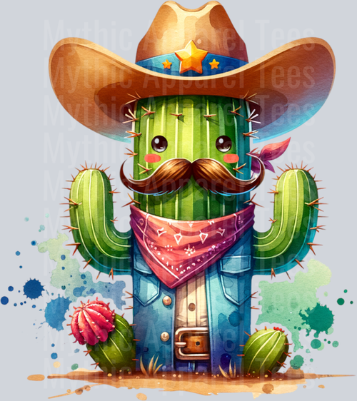 CACTUS DRESSED AS A COWBOY