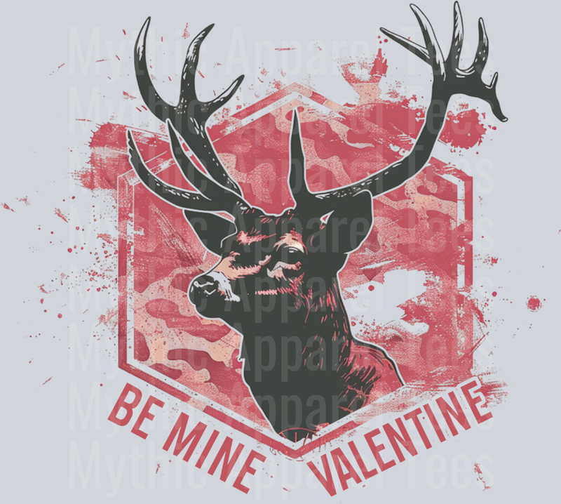 Valentines Hunting Png, Valentine Buck PNG