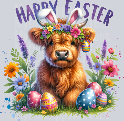 Easter Highland Cow