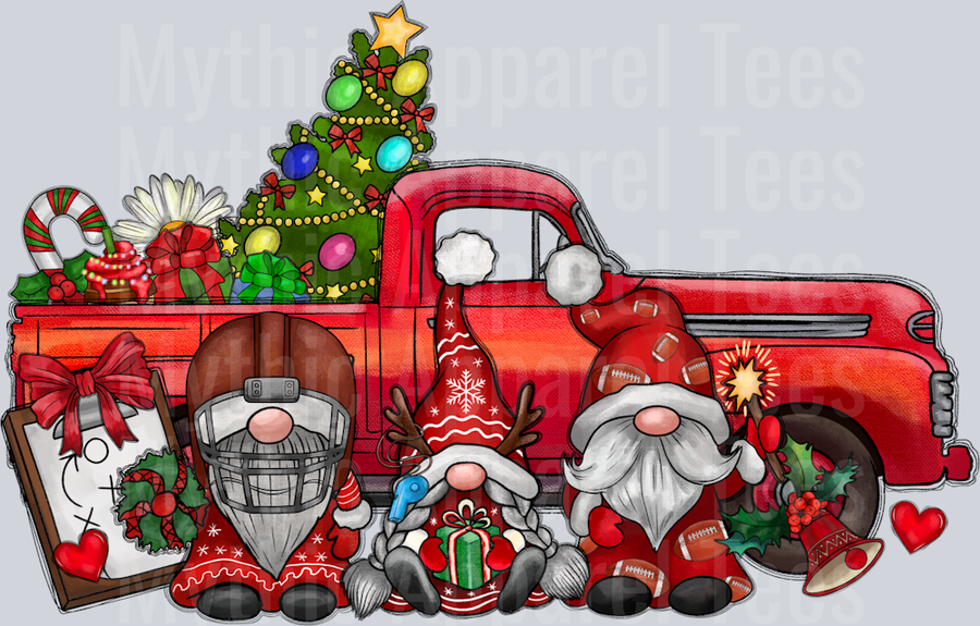 Christmas Football Truck